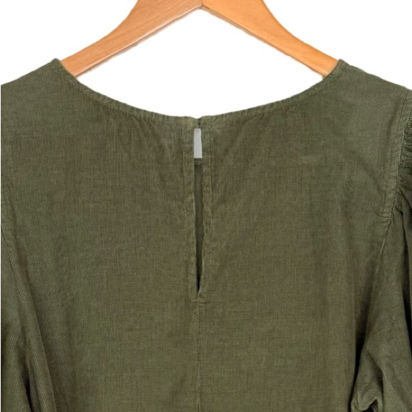 Velvet by Graham & Spencer Women's Eliah Corduroy Puff Sleeve Dress Relaxed Fit - Picture 6 of 9